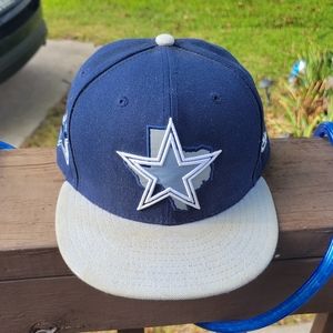 New Era Navy Blue Dallas Cowboys Fitted Hat